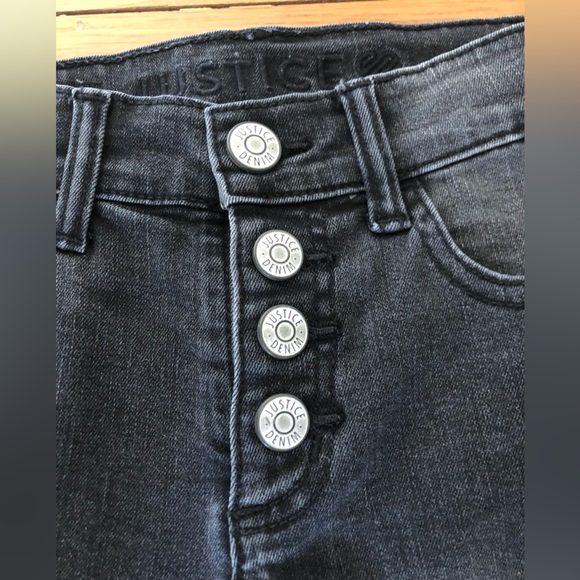 Justice Skinny Jeggings Button fly - Picture 2 of 7